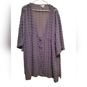 Maurices Swiss Dots Kimono